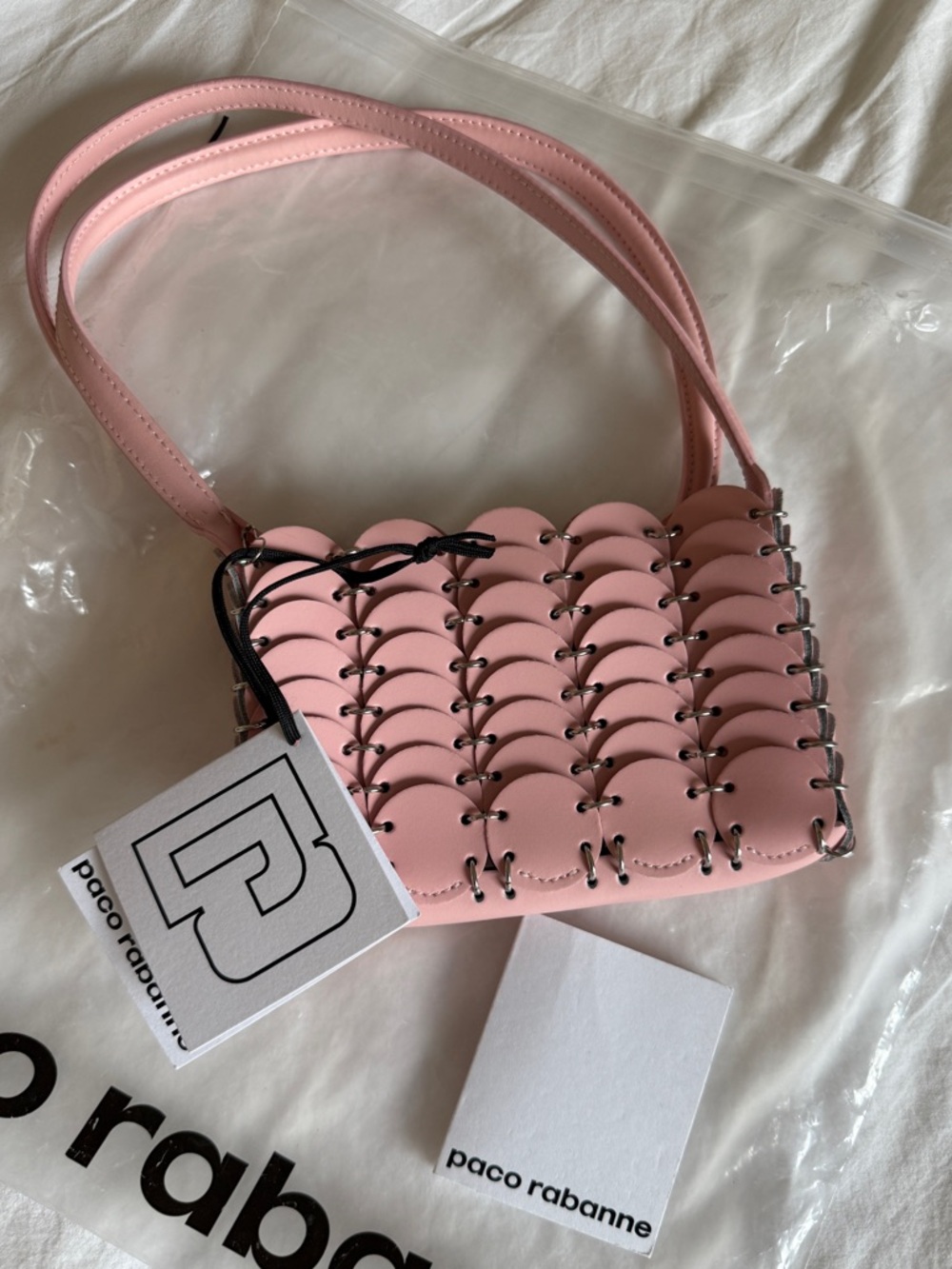 Paco Rabanne Leather 1969 nano bag